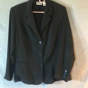 Chico's Black Blazer/Suit Jacket Size 1/Med